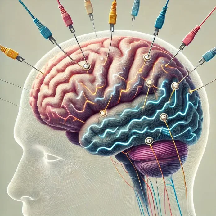 Electrical stimulation of the motor cortex
