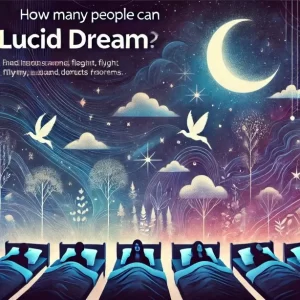 How many people can lucid dream how common is lucid dreaming